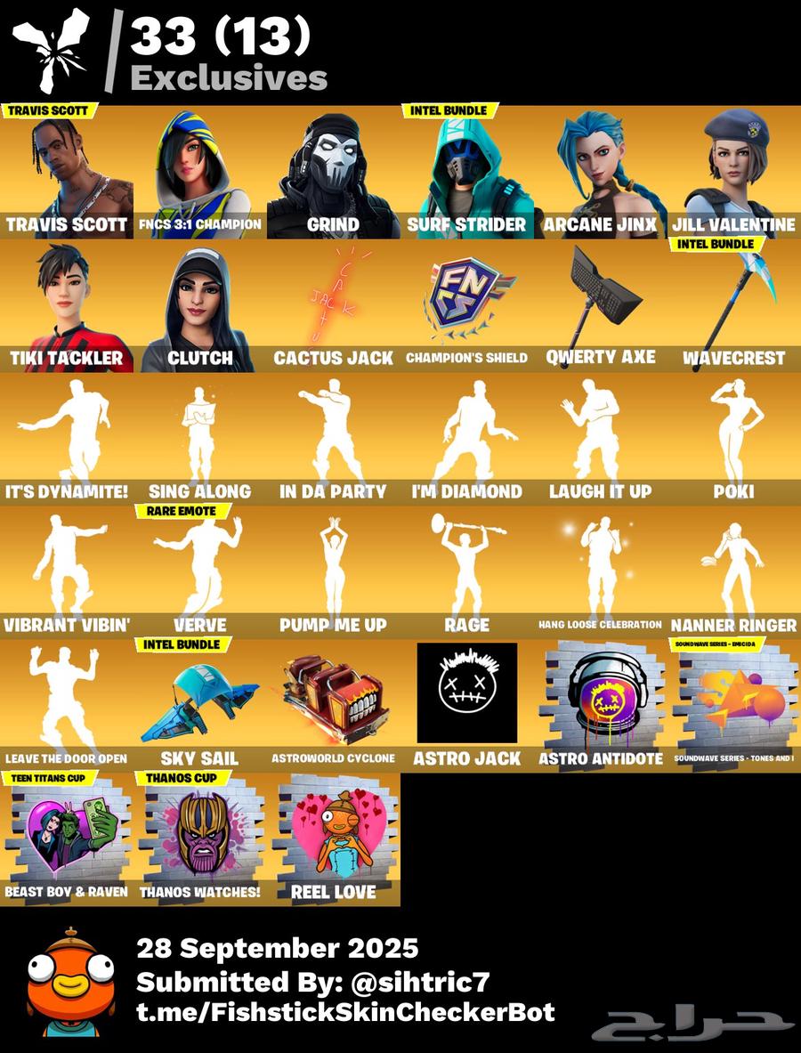 حساب فورت للبيع64619880123522110