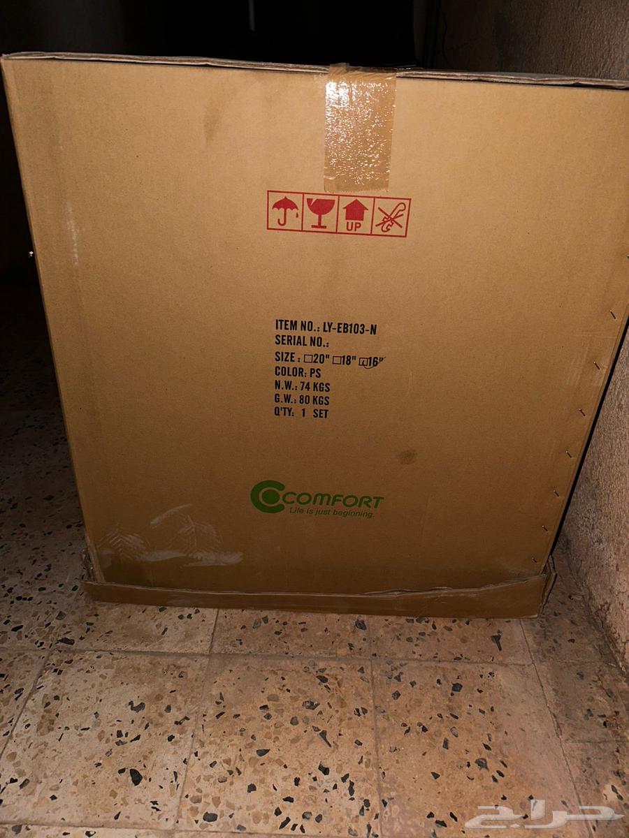 كرسي كهربائي جديد بكرتونه مقاسه 16بوصه64625773138817111