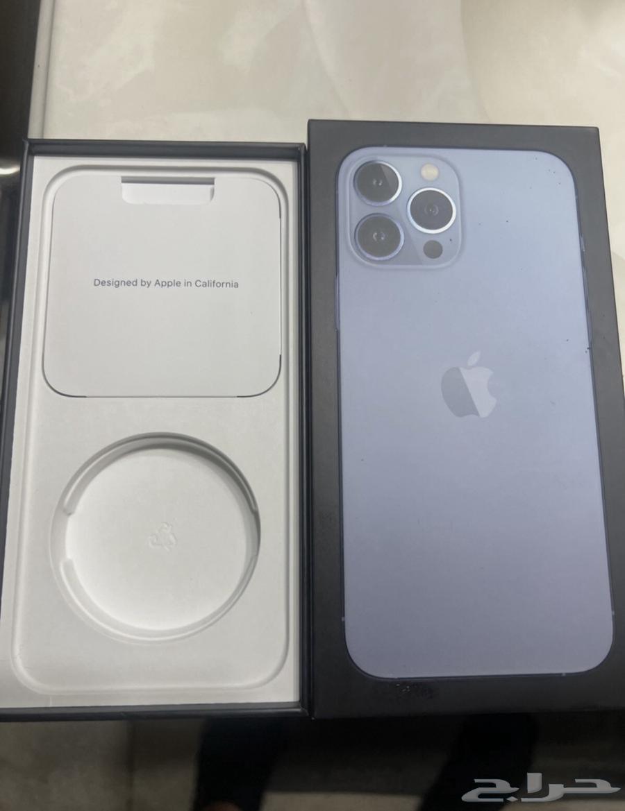 ايفون 13 برو ماكس 256 قيقا مع كرتونه64617725284355111