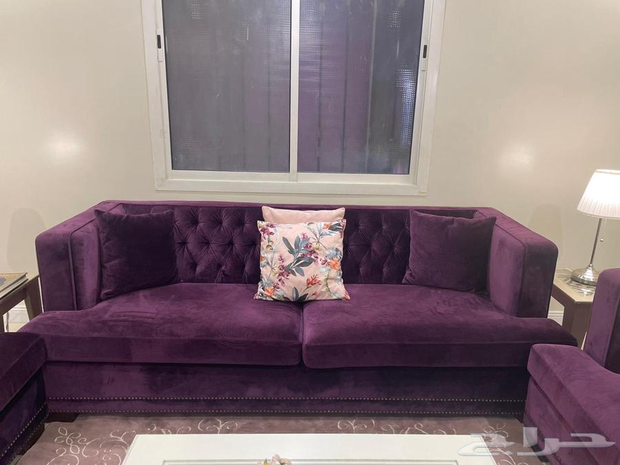 Sofa for 9 people, nearly new, with coffee table and rug for sale64624193163010113