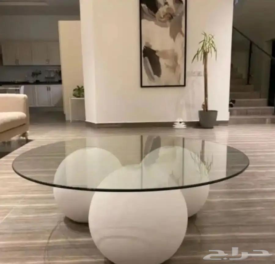 طاولة قهوة حجر طبيعي64622999262209110