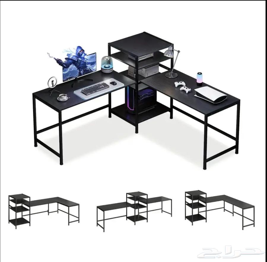 طاولة مكتبيه وقيمينق قابلة للتعديل حسب احتياجك64617913242754113