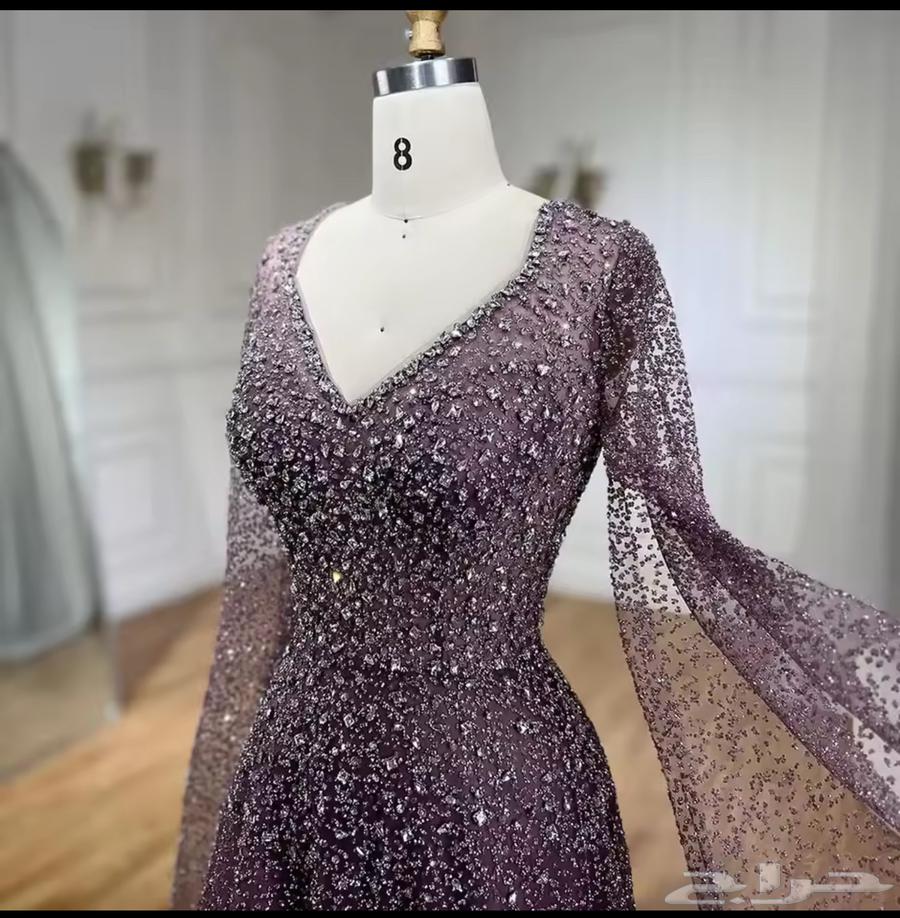 فستان تفصيل فاخر من كل النواحي لبس 4 ساعات فقط64616641017603111