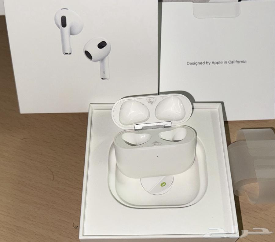 علبة سماعه ابل ايربودز الجيل الثالث64617350713985110