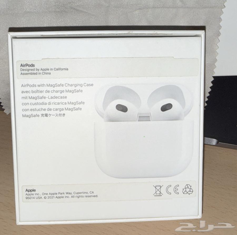 علبة سماعه ابل ايربودز الجيل الثالث64617350713985113