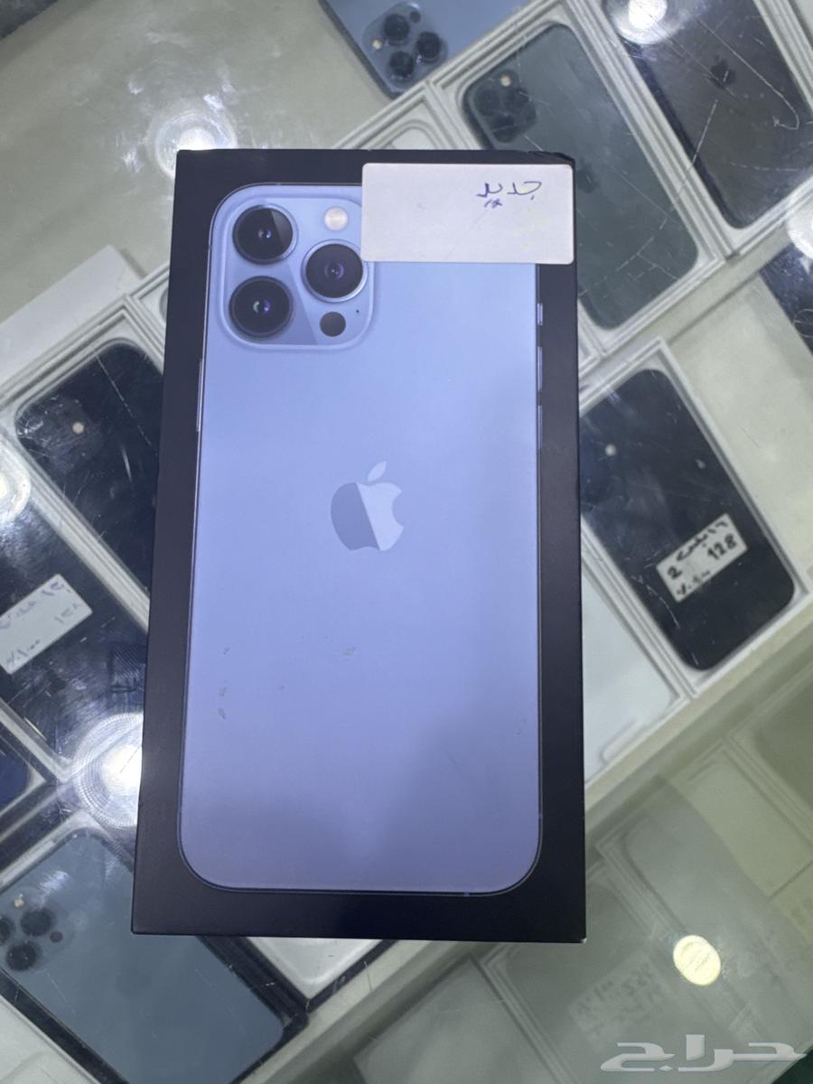 ايفون 13 برو ماكس ازرق جديد 128 قيقا64625687762434110