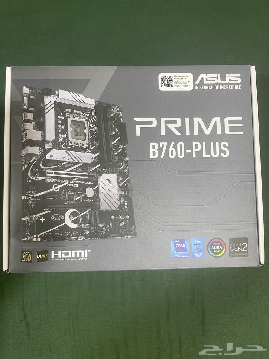 motherboard asus prime b760-plus مذربورد اسوس برايم64617700341378110