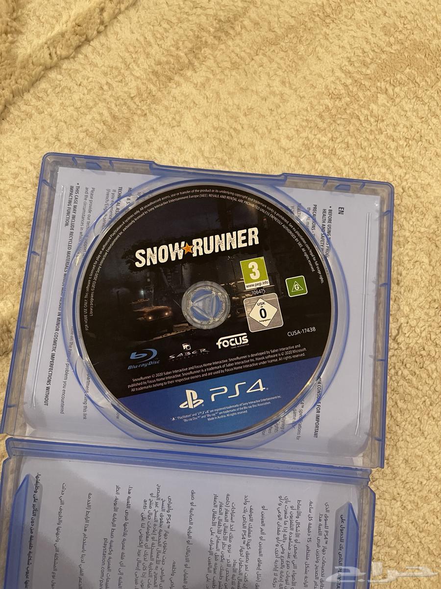 شريط سوني 4 لعبة Snow runner64621492436483111