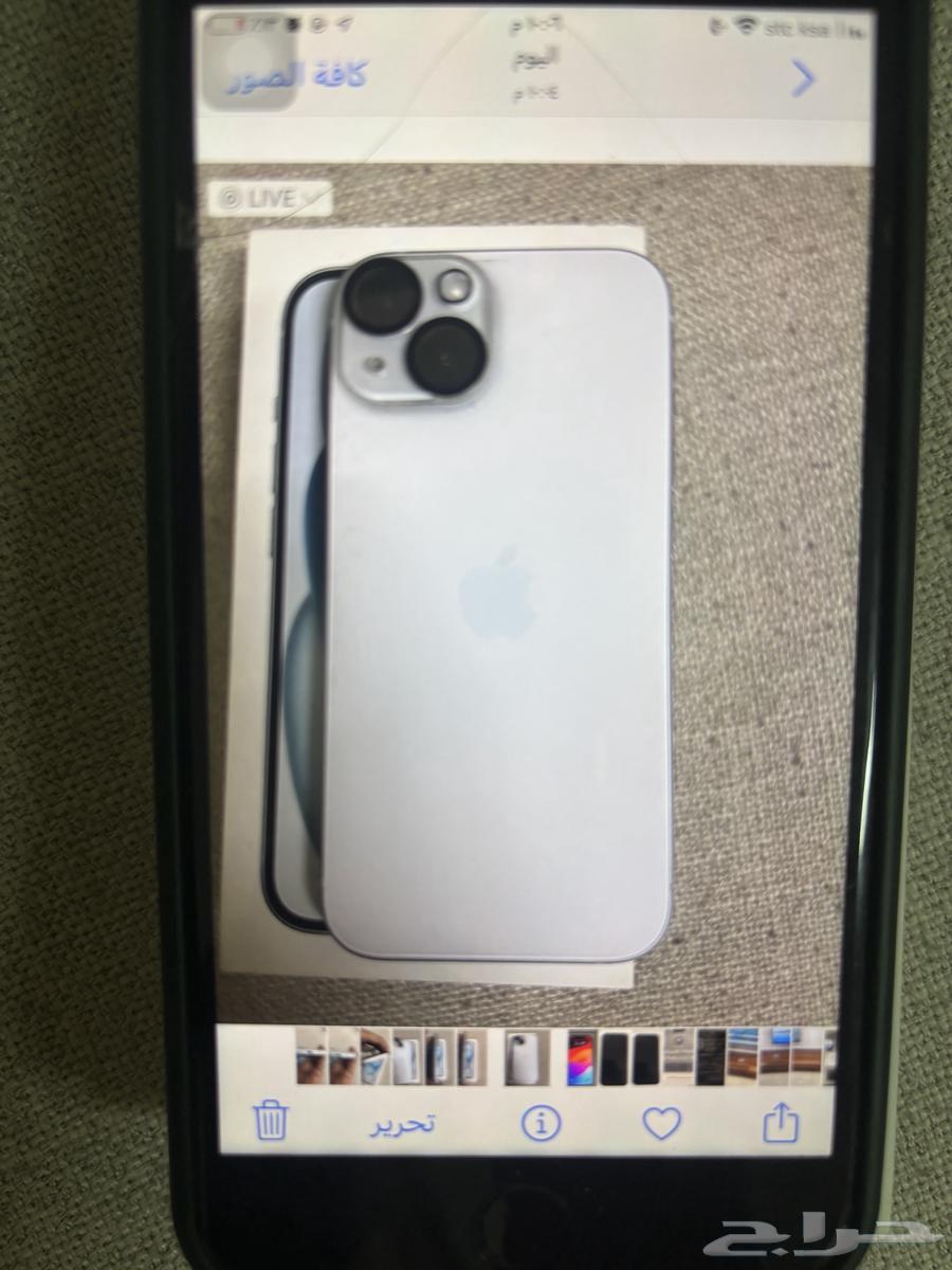 آيفون 15 128 جيجا بحالة الجديد64625429523843113