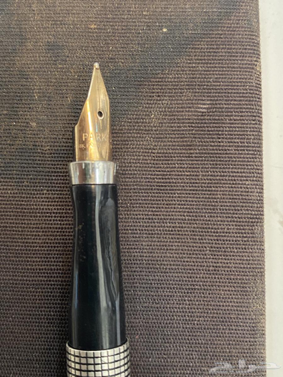 قلم باركر أصلي فضه والريشة ذهب64619096208641114