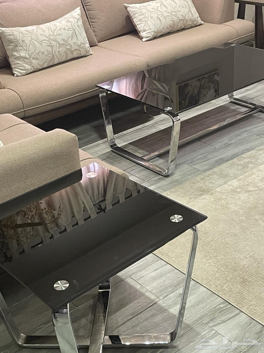 طاولتين قزاز اللون اسود للبيع64620005001218114