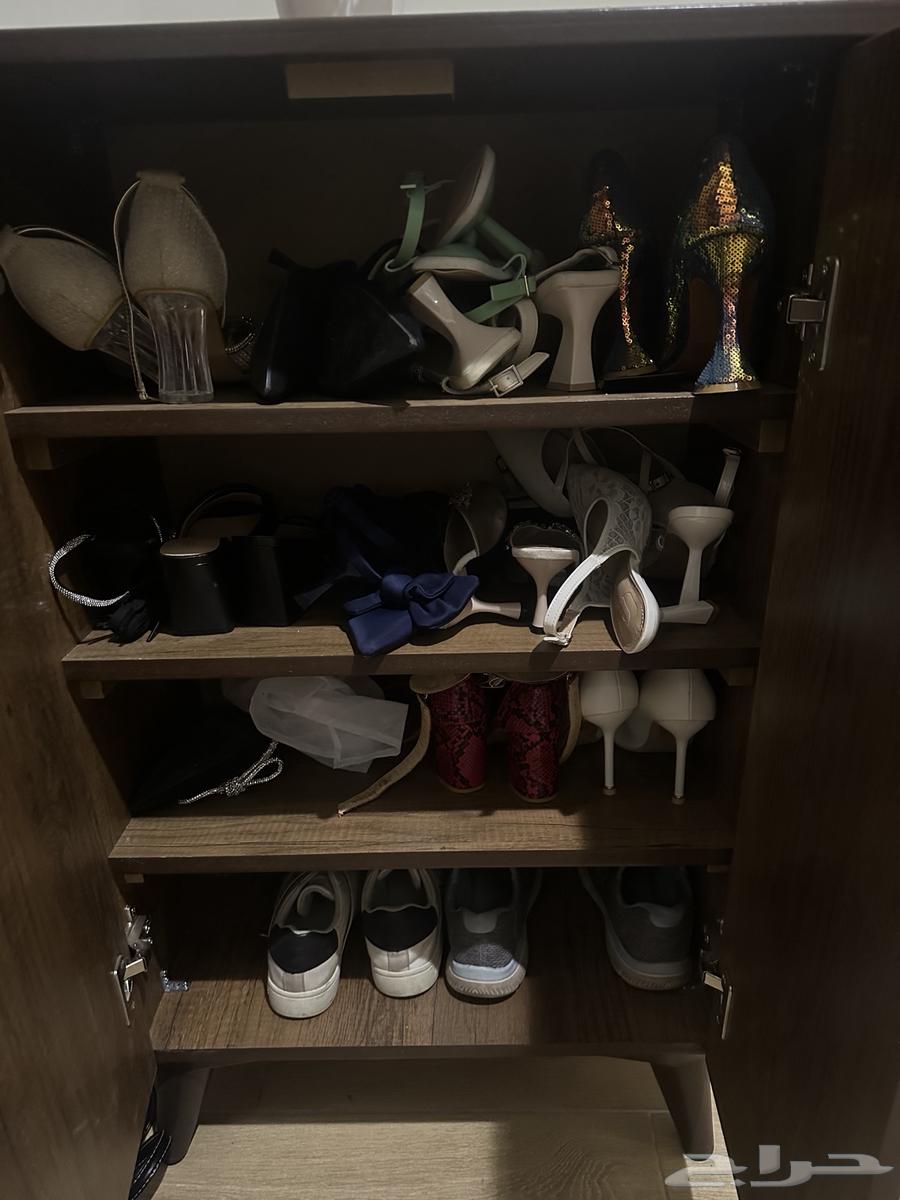 رفوف خشبية معدنية ذات أربعة مستويات بعرض 100 سم64617075476225110