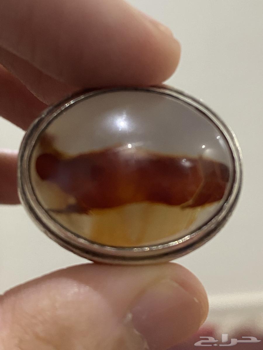 عقيق يمني مصور صورتين واضحه خاتم قديم64624388971906110