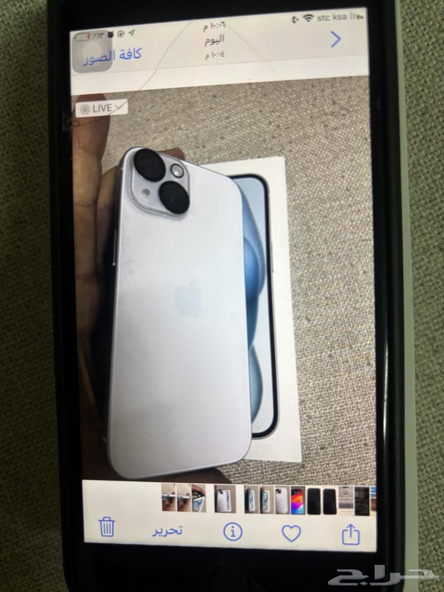 آيفون 15 128 جيجا بحالة الجديد64625429523843110