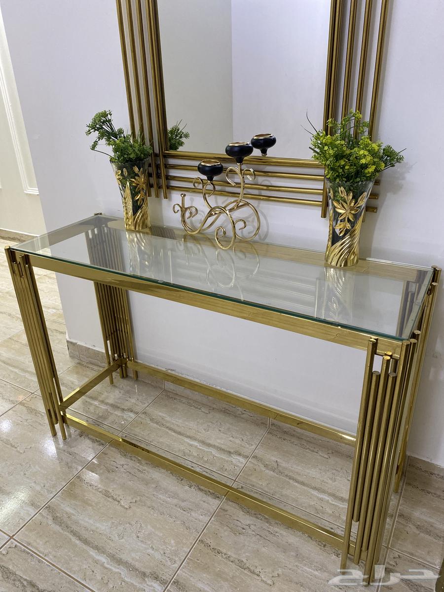 مدخل مع مراية ذهبي64625062904193111