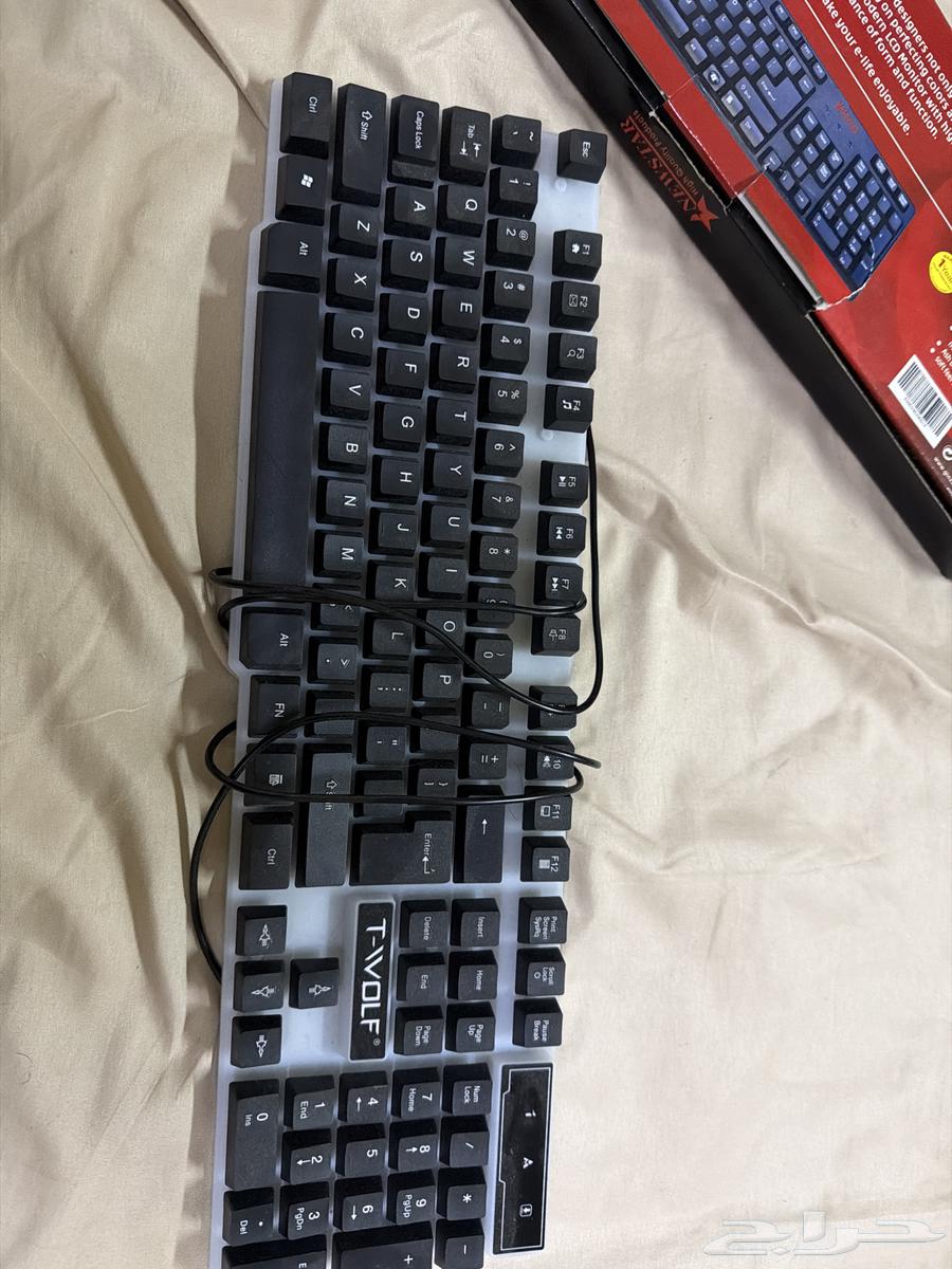 كيبورد بي سي وكيبورد قيمنق وماوس جديده64625148695810114
