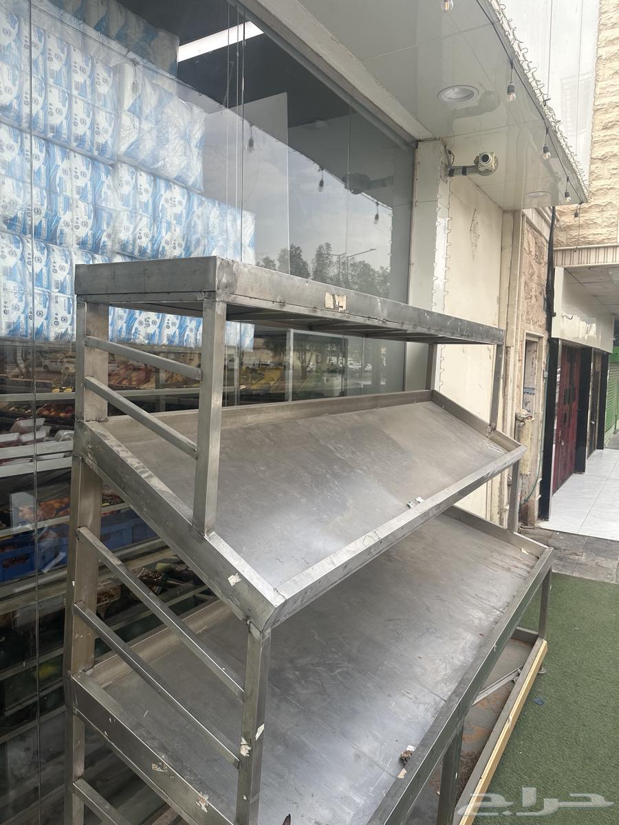 طاوله خضار كبيره ثلاث ادوار ستيل نضيفه وجديده64622041816195111