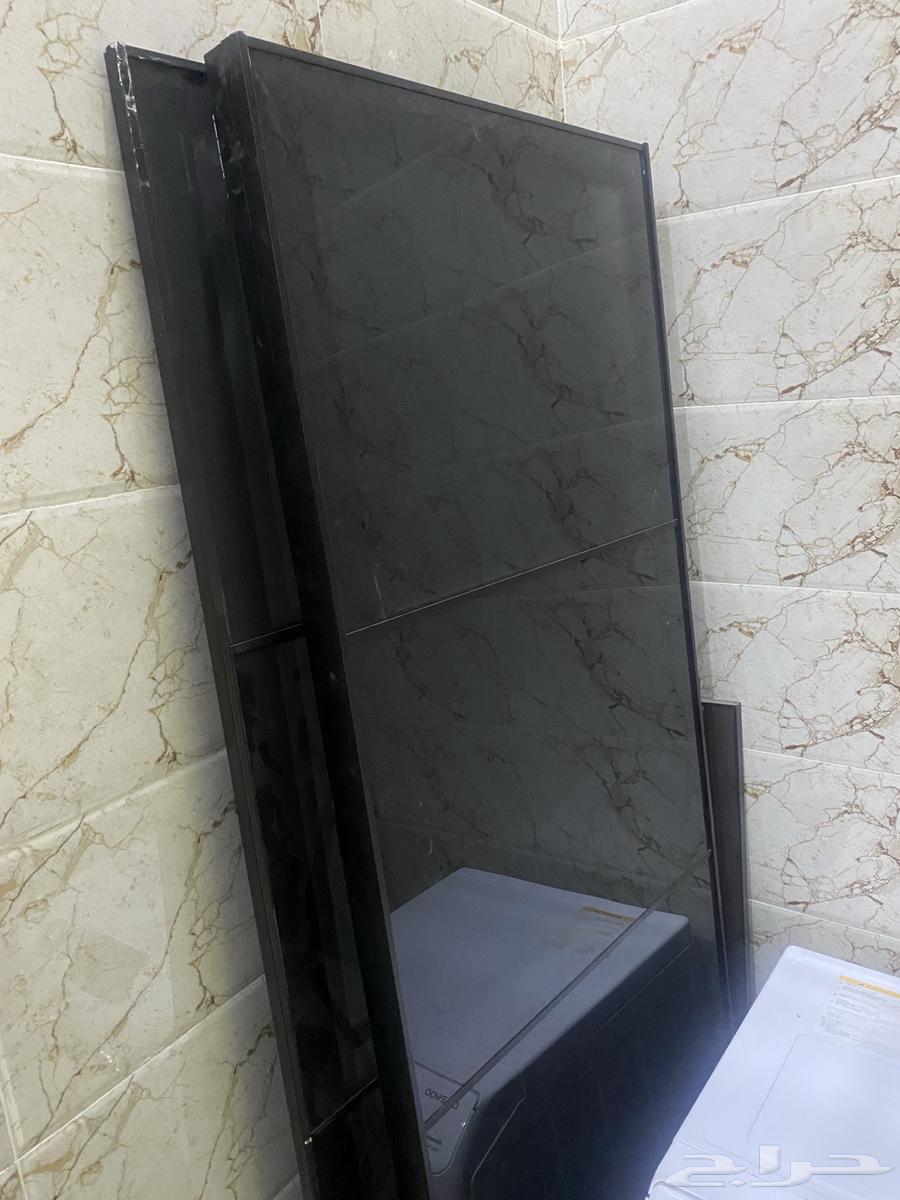 2 ابواب ايكيا زجاج اسود64617478084611110