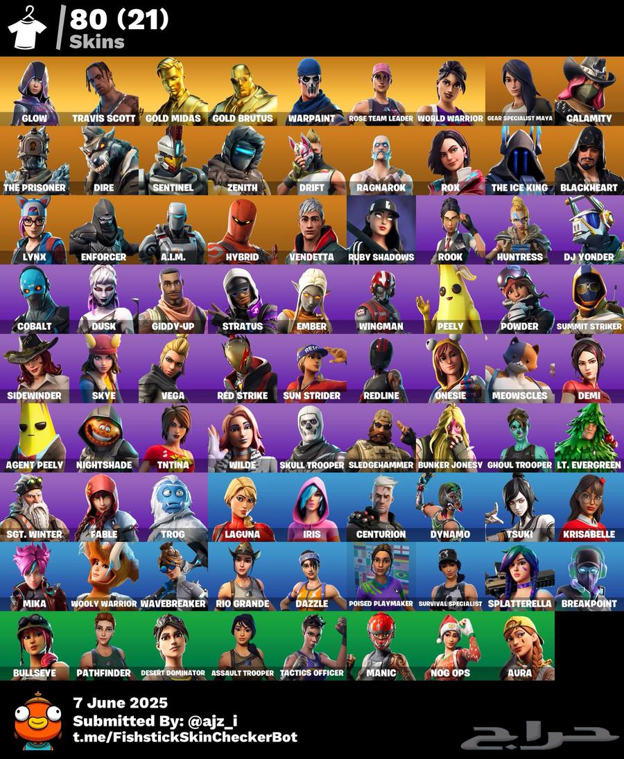 حسابات فورت نايت قويه ونادره للبيع64621505015299112