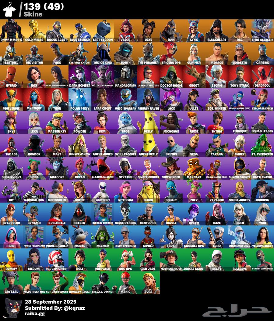 للبيع حساب كريتوس64617490450945110