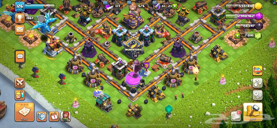 قريتين كلاش اوف كلانس تاون 17 مع كلان  وتاون 15 clash64616665792002110