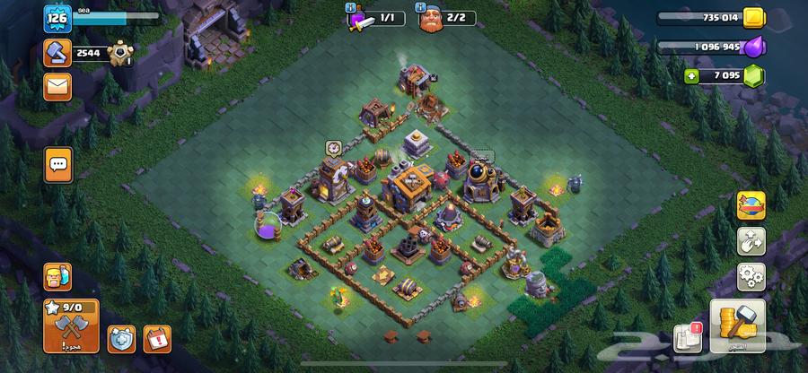 قريتين كلاش اوف كلانس تاون 17 مع كلان  وتاون 15 clash64616665792002114