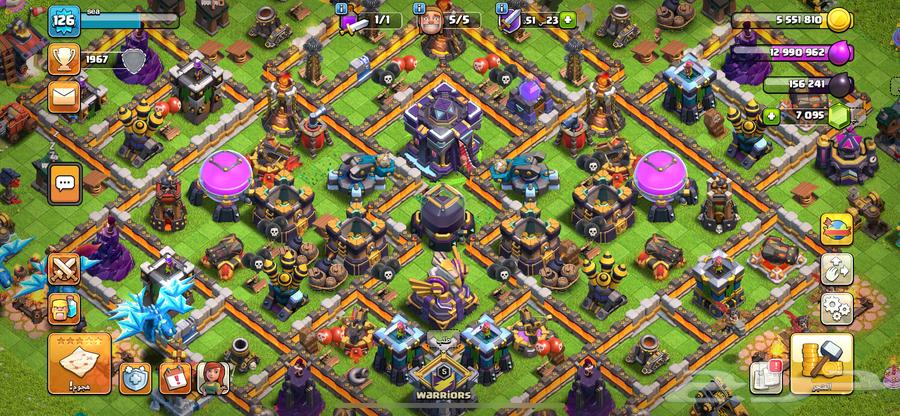 قريتين كلاش اوف كلانس تاون 17 مع كلان  وتاون 15 clash64616665792002111