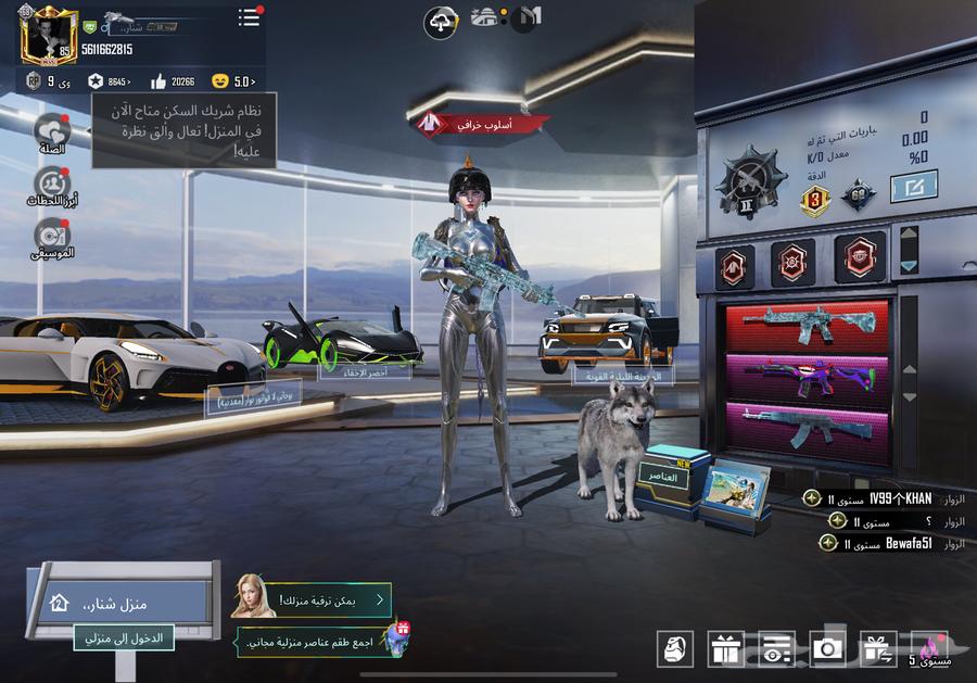 حساب ببجي للبيع فيه 137 مثك64618802096641110