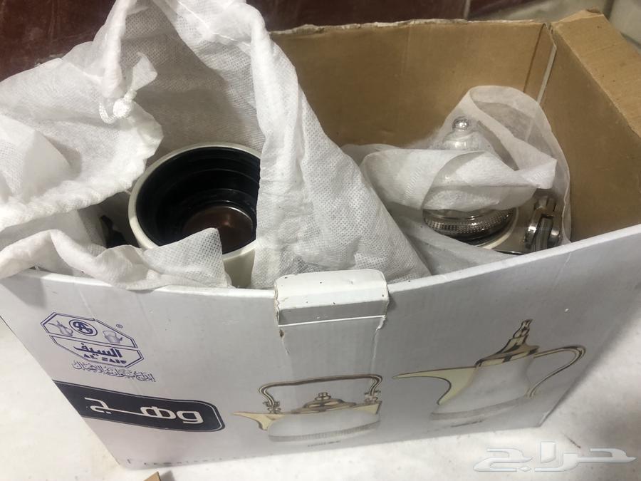 طقم مخفض شاي قهوة أبيض64624646450691111