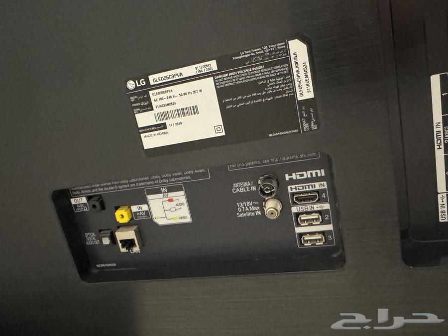 فرصة شاشة LG C9 حجم 55 بوصة بتقنية OLED نظيفة جدا بسعر مميز64621891846531114
