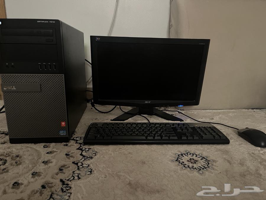 كمبيوتر مكتبي Dell Optiplex 7010 مع شاشة وكل ملحقاته نظيف64620817647617110