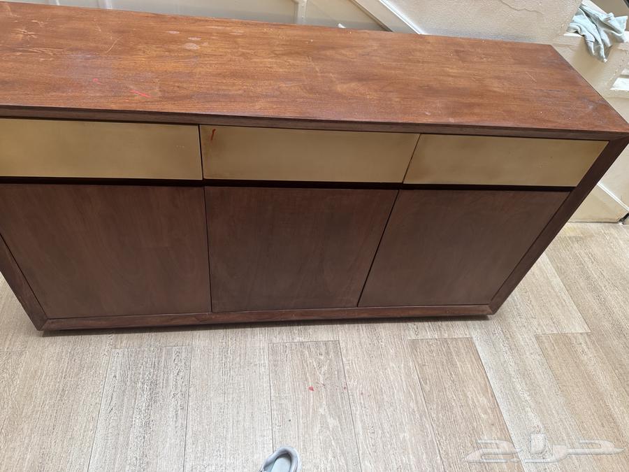 كونسول او طاولة بوفيه خشب كامل من ابيات64620279878019110