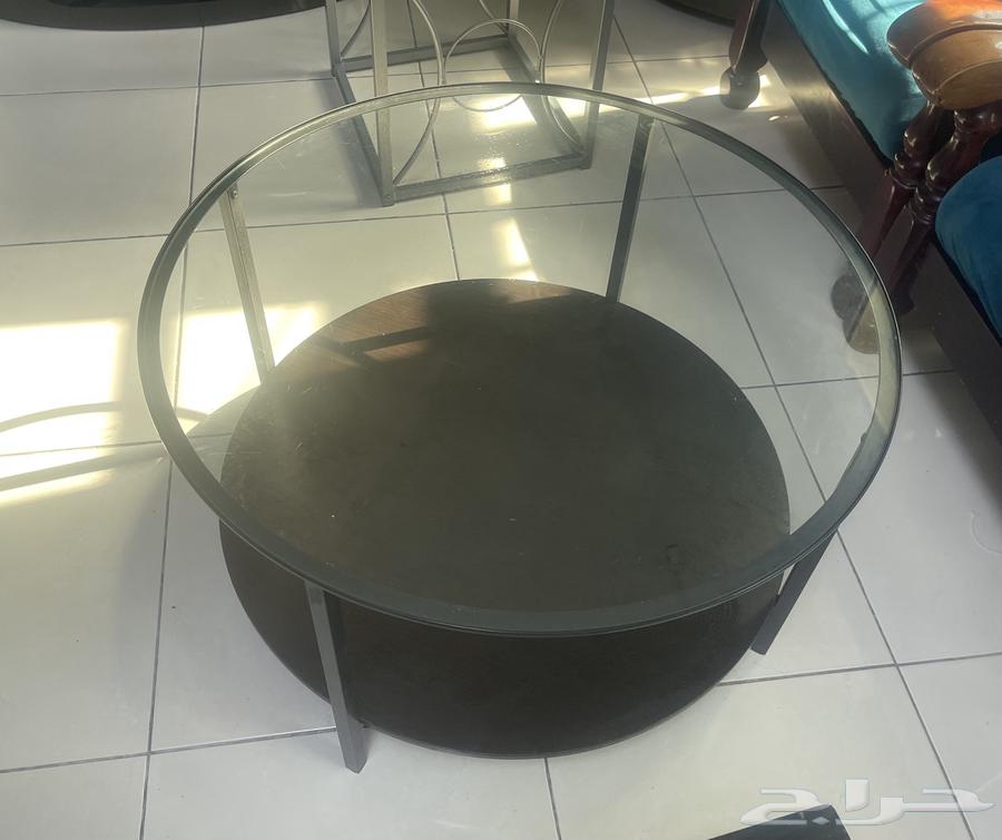 IKEA圆形玻璃咖啡桌64622824755201110