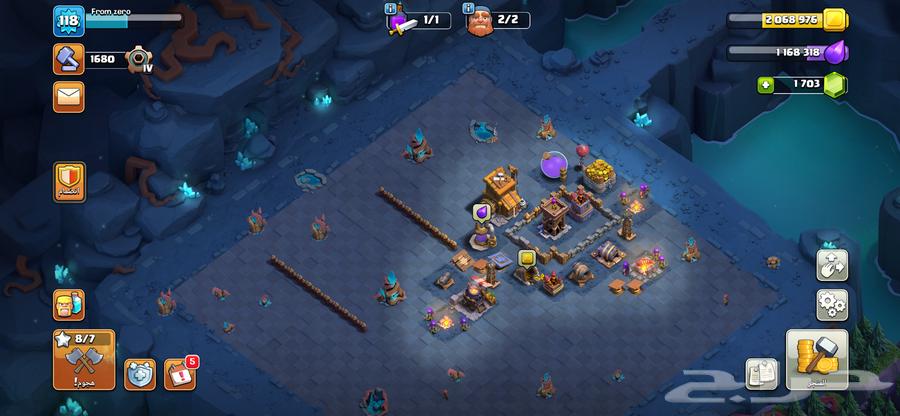 حساب كلاش رويال ومعاه كلاش اوف كلانس 12 1064624720110977112