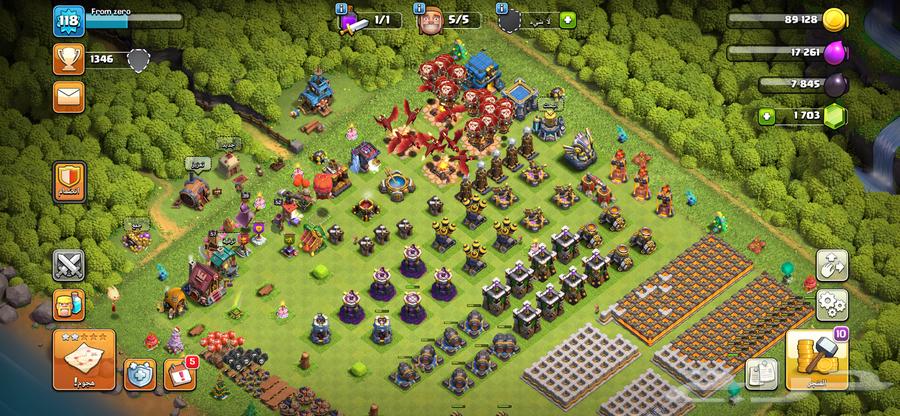 حساب كلاش رويال ومعاه كلاش اوف كلانس 12 1064624720110977110