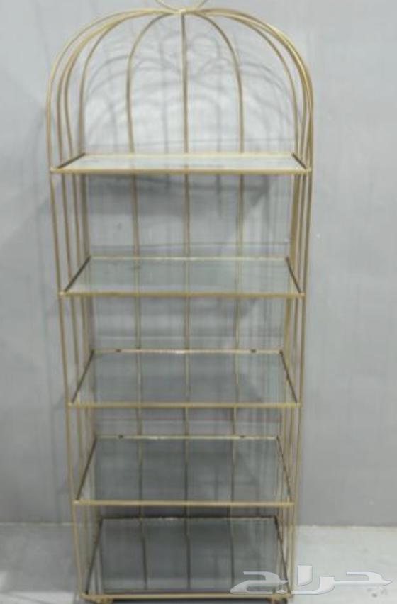 Light-Use 4-Shelf Gold Stand64623318789250110