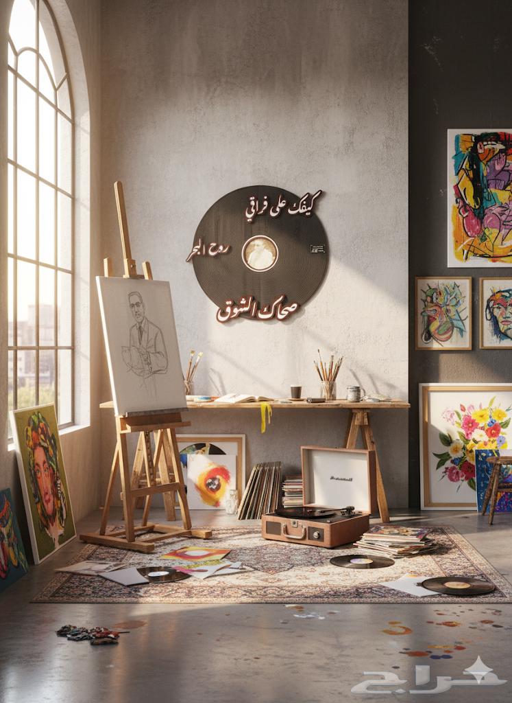 لوحة فنية نسخة محدودة 100حبة من تصميمنا و تنفيذنا64618127972227113