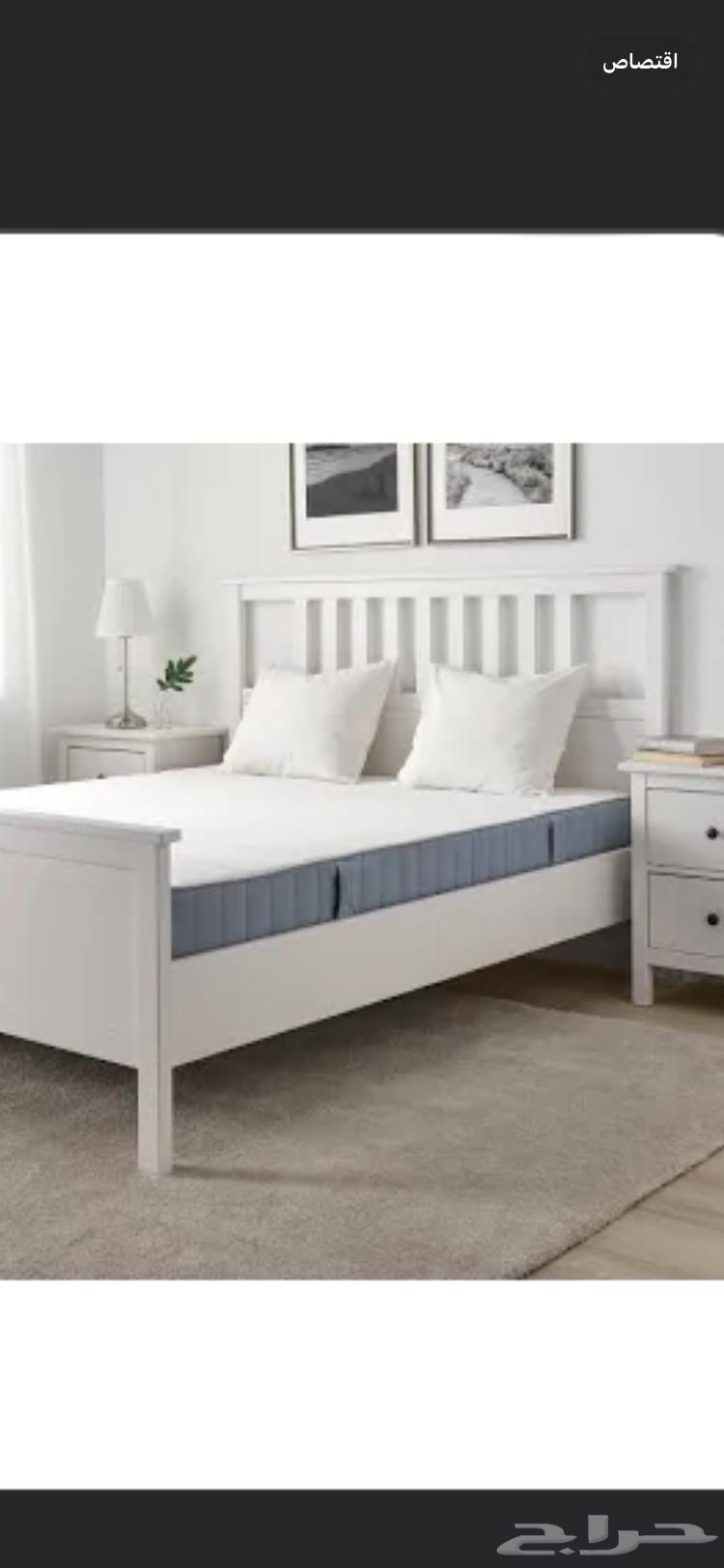 سرير نفس الي في صوره التطبيق من ايكيا استخدام بسيط64623430107009110