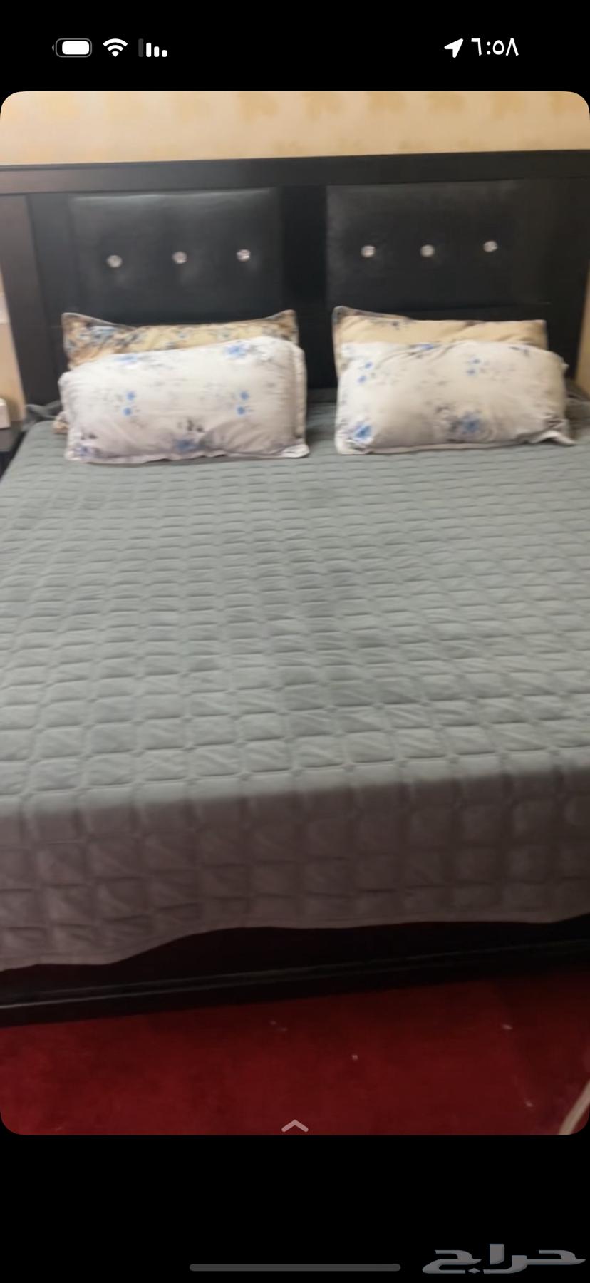 دولاب وتسريحة وسرير64625573387267112