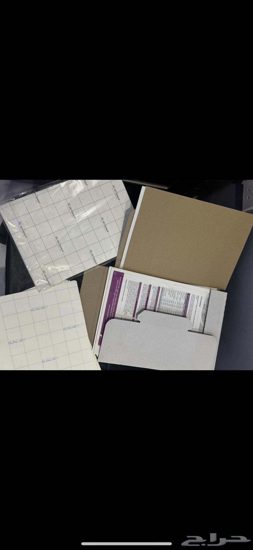 مكبس حراري مع ادواتها وطابعه ايبسون معبئه بحبر السلميشن64617712871938110