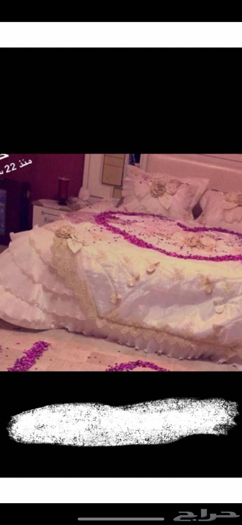 شرشف سرير استخدام بسيط جدا مناسبه للعرايس64618202373251110