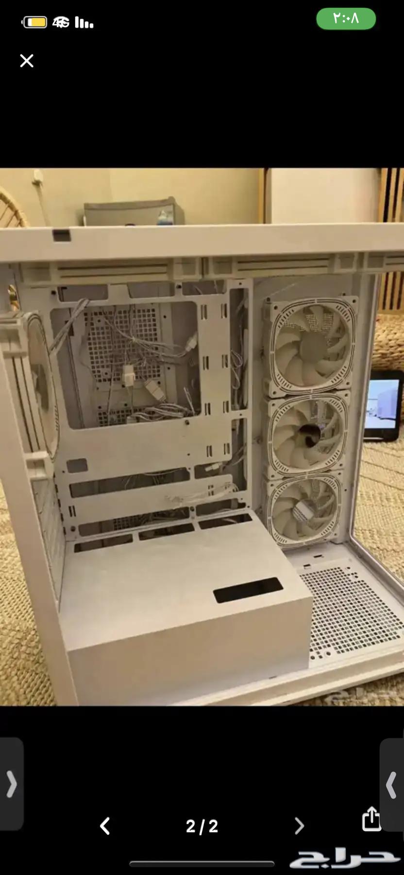 Besi Gaming PC Case: White Tower with Motherboard and CPU64622675610243113