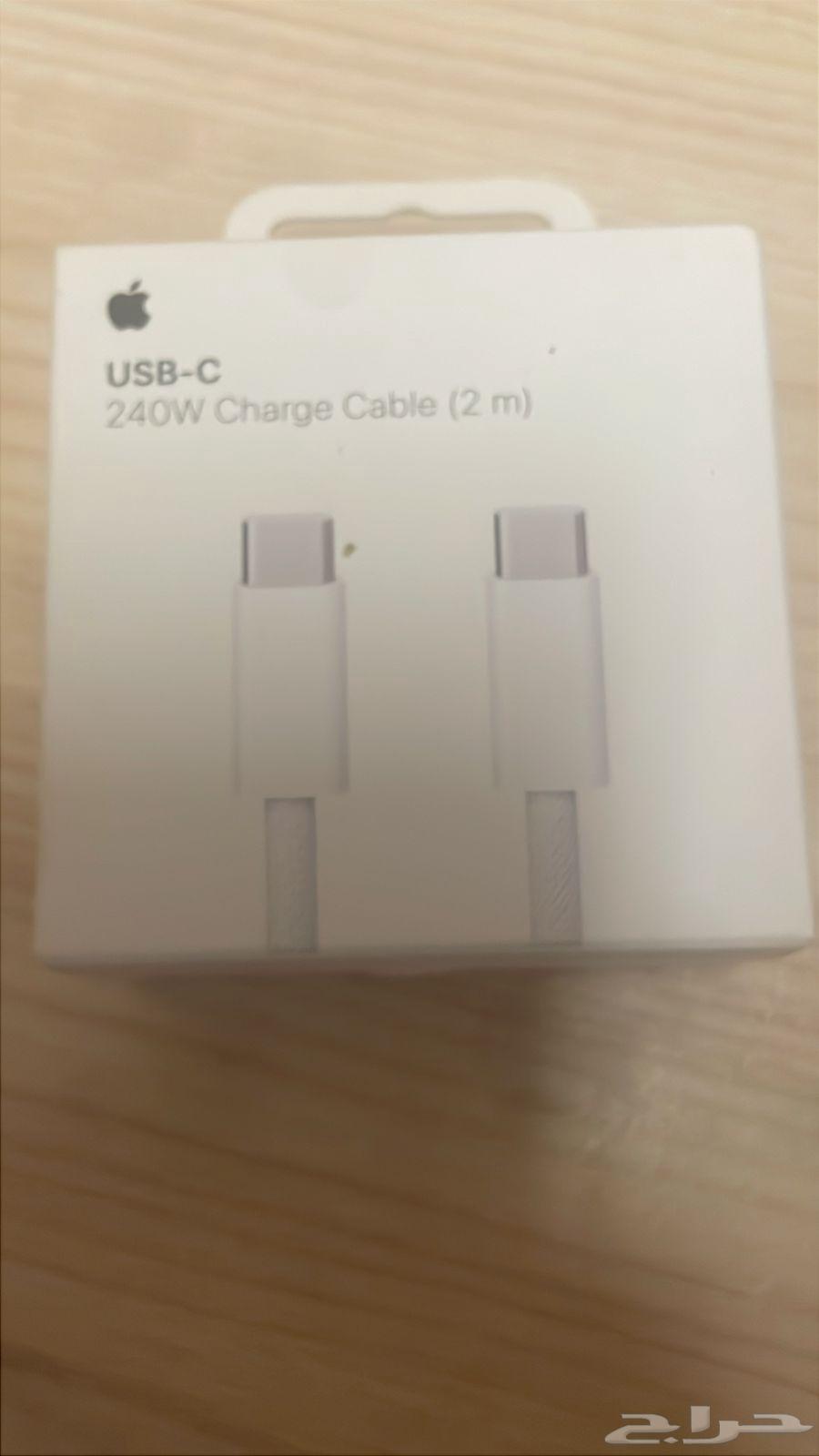 شاحن ابل اصلي تايب سي غير مستخدم الطول( مترين  )64616329689731110