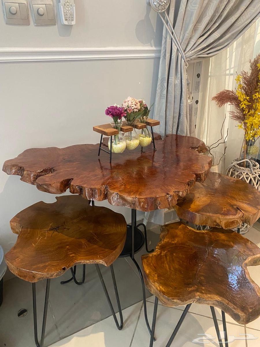 طاولة خشب طبيعي فاخر64625518136322112