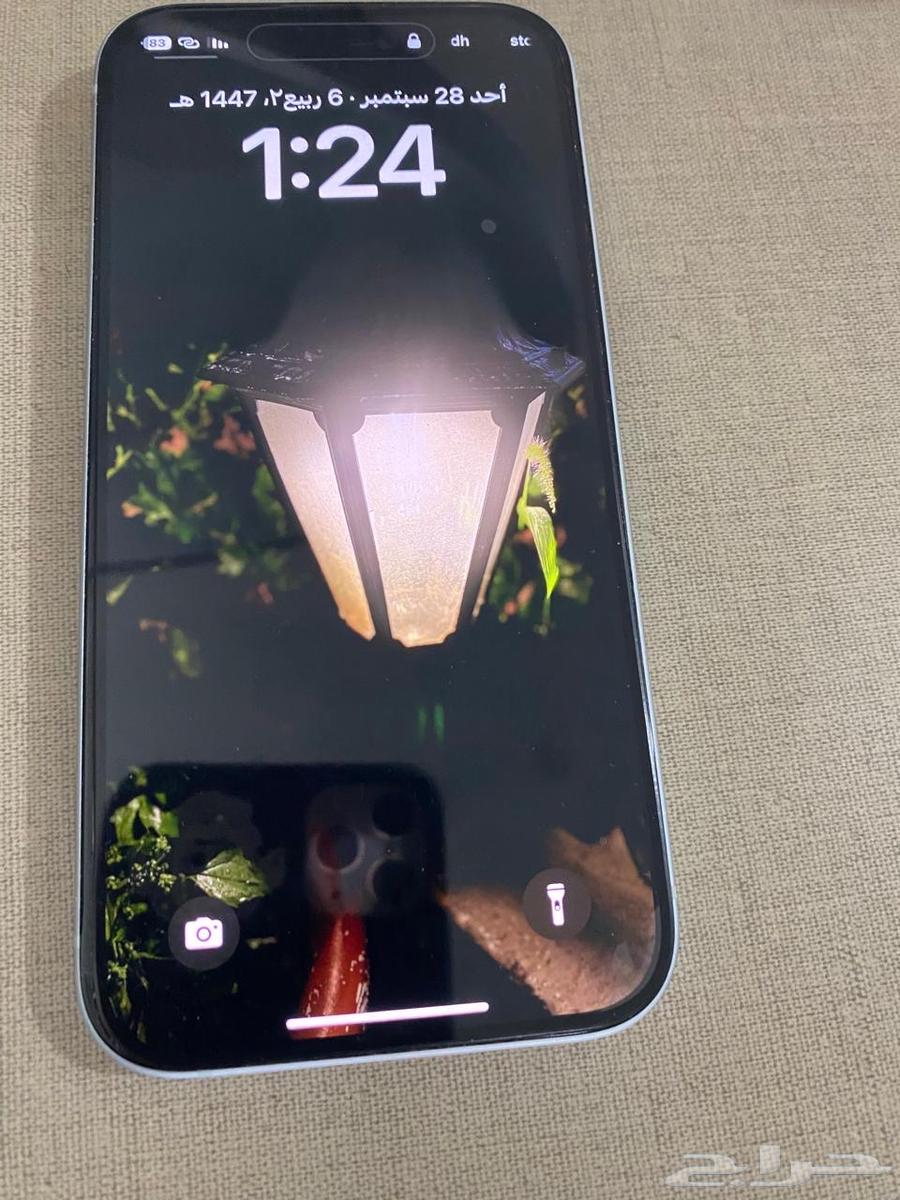 جوال ايفون 15بلس شغال علي الشرط ونظيف خالي من الكسور64620367383938111