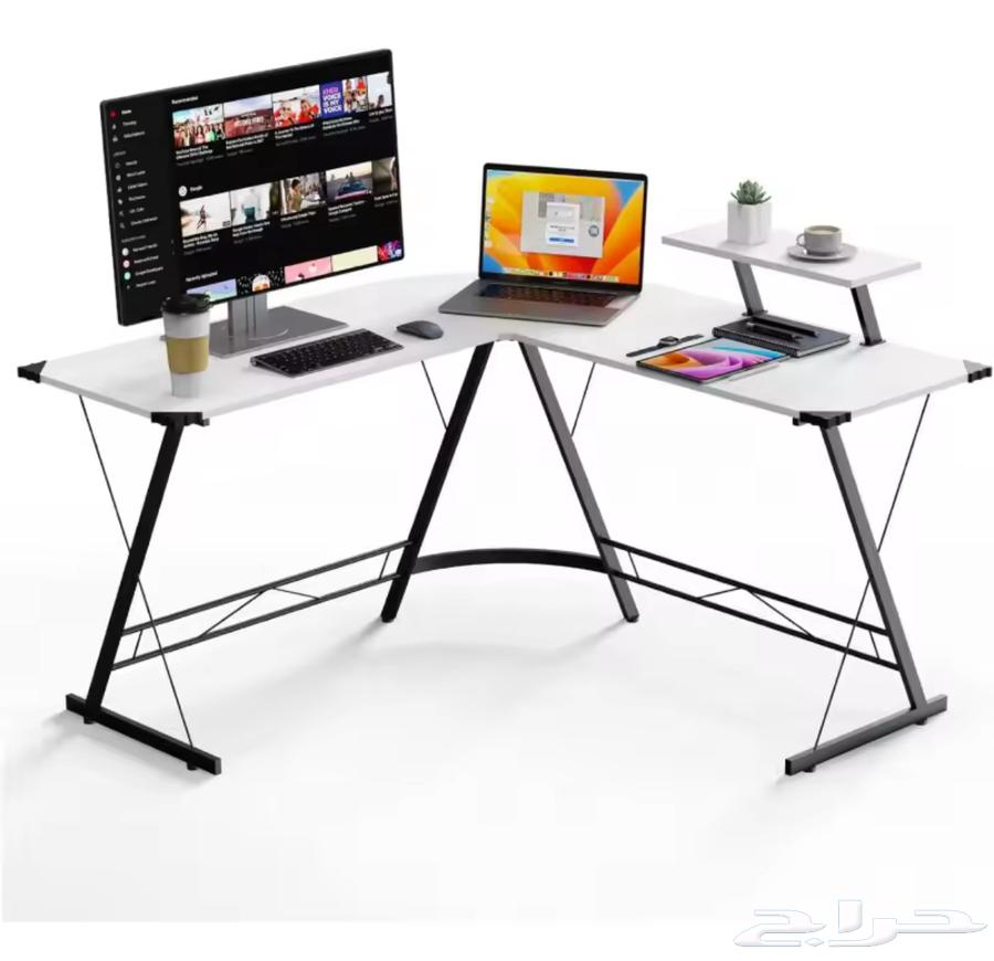 طاولة قيمنق على شكل L64539030506883112