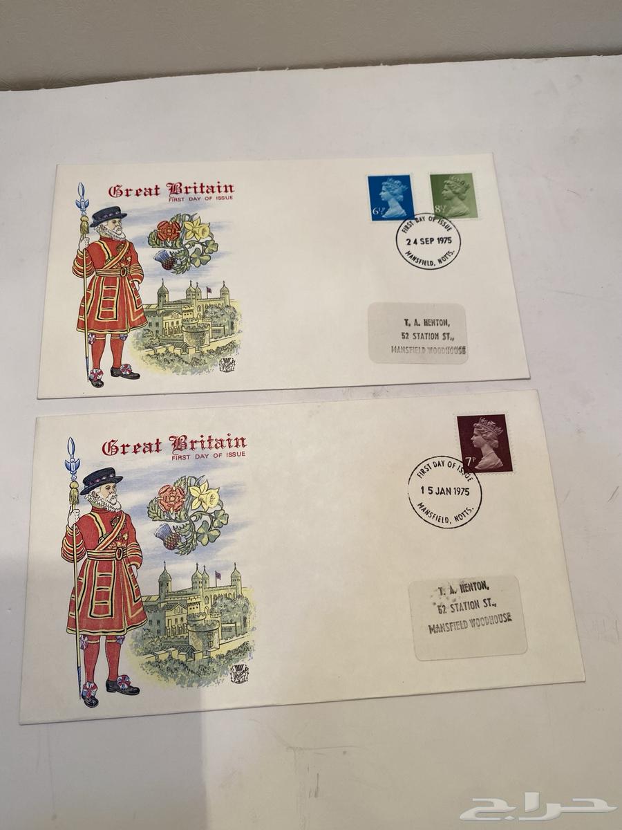 ظرفين بريدية بريطانية قديم تراث للبيع64529447743106110