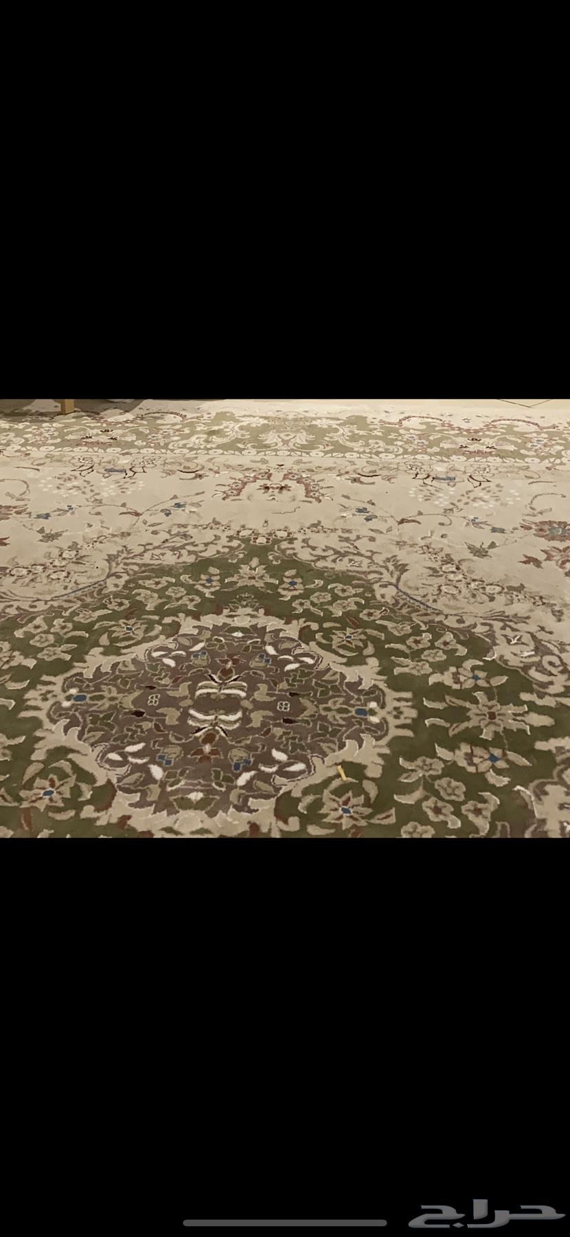 Large Kafar carpet, clean used (light beige patterned)64609163426434110