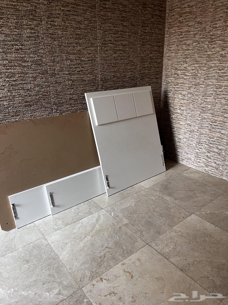 سرير خشبي نفر و طاولة تلفزيون خشب64587120357762110