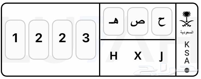 لوحة سيارة مميزه64577978693506110